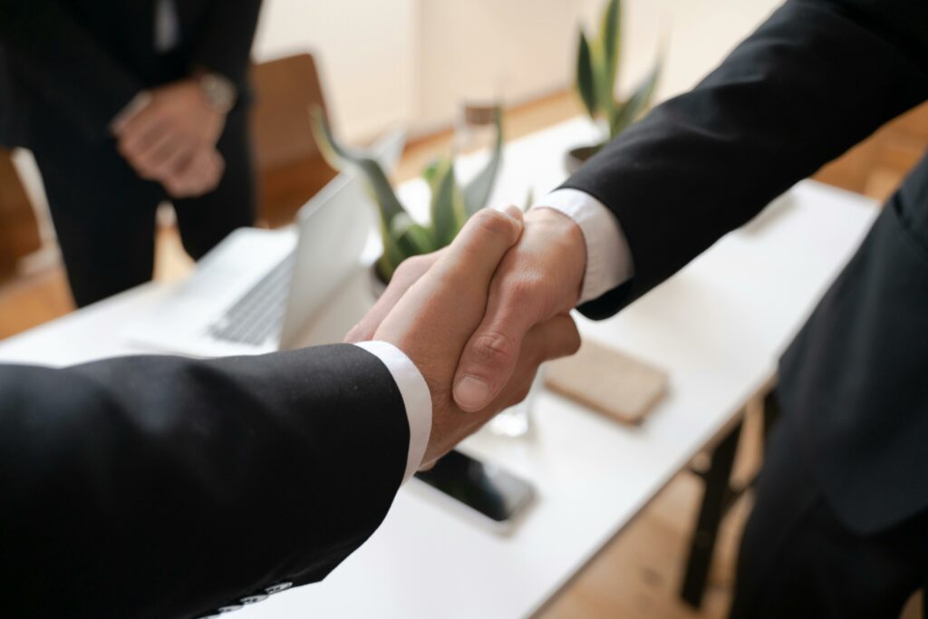 handshake business agreement concept